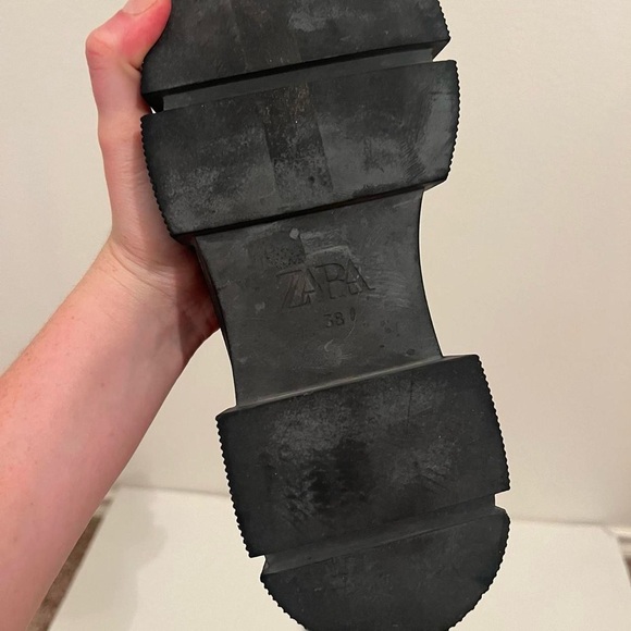 Zara Black Ankle Boots - Picture 4 of 7